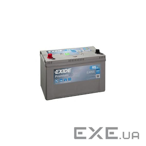 Акумулятор автомобільний EXIDE PREMIUM 95A (EA955)