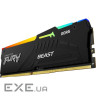 Модуль пам'яті KINGSTON FURY Beast RGB DDR5 5600MHz 64GB Kit 2x32GB (KF556C40BBAK2-64)