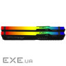 Модуль пам'яті KINGSTON FURY Beast RGB DDR5 5600MHz 64GB Kit 2x32GB (KF556C40BBAK2-64)