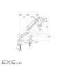 Настільне кріплення для монітора VINGA TD32-1151-L 10"-32" Black