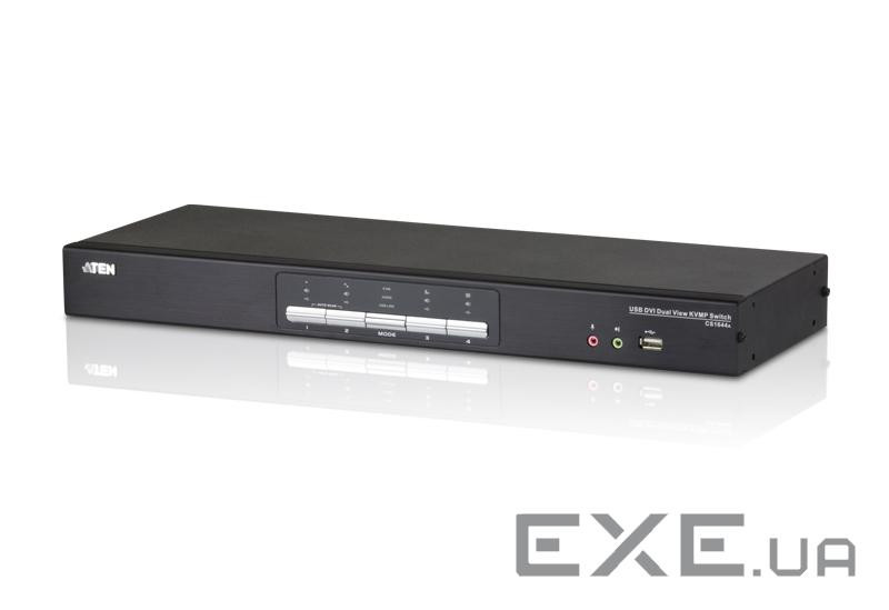 ATEN CS1644A-AT-G 4-порт USB DVI Dual Link Dual Display/ Audio KVMP Switch 4-портовий USB