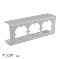 Рамка потрійна для EKE 100х60 , Серія EKЕ, ПВХ (8550-13_HB)