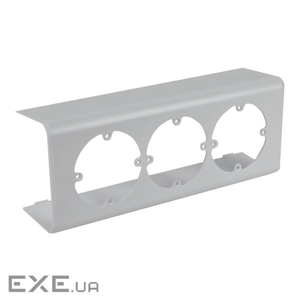 Рамка потрійна для EKE 100х60 , Серія EKЕ, ПВХ (8550-13_HB)