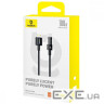 Кабель Baseus Gem Fast-Charging Data Cable Type-C 100W 2m black (P10373002111-01)