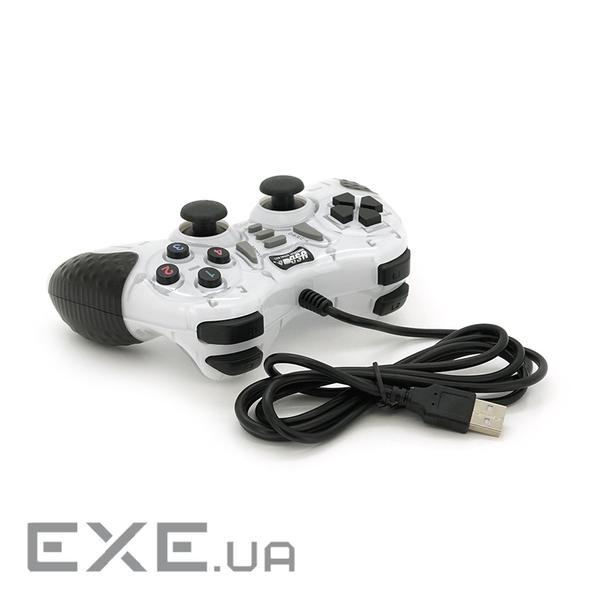 Геймпад Brazzers BR-8700 провідний для ПК, USB 2.0, White, Blister (BR-8700Wh) , USB 2.0, White, Blister (BR-8700Wh)