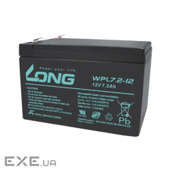 Батарея до ДБЖ Long 12V 7.2Ah (WPL7.2-12)