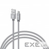 Дата кабель USB 2.0 AM to Micro 5P 1.0m CBGNYM1 grey Intaleo (1283126477676)
