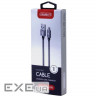 Дата кабель USB 2.0 AM to Micro 5P 1.0m CBGNYM1 grey Intaleo (1283126477676)