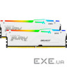 Модуль пам'яті KINGSTON FURY Beast RGB White DDR5 5200MHz 64GB Kit 2x32GB (KF552C40BWAK2-64)