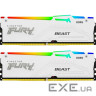 Модуль пам'яті KINGSTON FURY Beast RGB White DDR5 5200MHz 64GB Kit 2x32GB (KF552C40BWAK2-64)