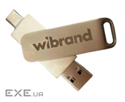 Зовнішній накопичувач SSD, 1Tb, Wibrand Wolf, Silver, Type-C / USB 3.2 (Gen 2), 1000 (WIEXSSD/WO1TB)