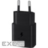 Зарядний пристрій Samsung USB-С 15W Black + Cable USB-C 1m (EP-T1510XBEGEU)