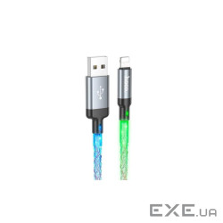 Кабель HOCO U112 Shine USB-A to Lightning 1м Gray (6931474788801)