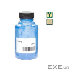 Тонер Canon 067 70г +chip CYAN MF651Cw/MF655Cdw/MF657Cdw 2.4K AHK (50000410)