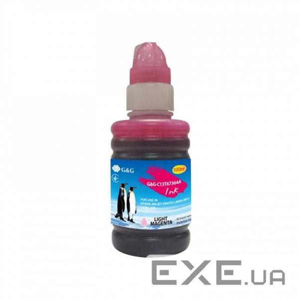 Чорнило G&G Epson L800 light magenta, контейнер 100мл (G&G-C13T67364A)