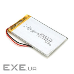 Літій-полімерний акумулятор 3*40*70mm (Li-ion 3.7В 1200мА&middot,год) (304070) ) (304070)