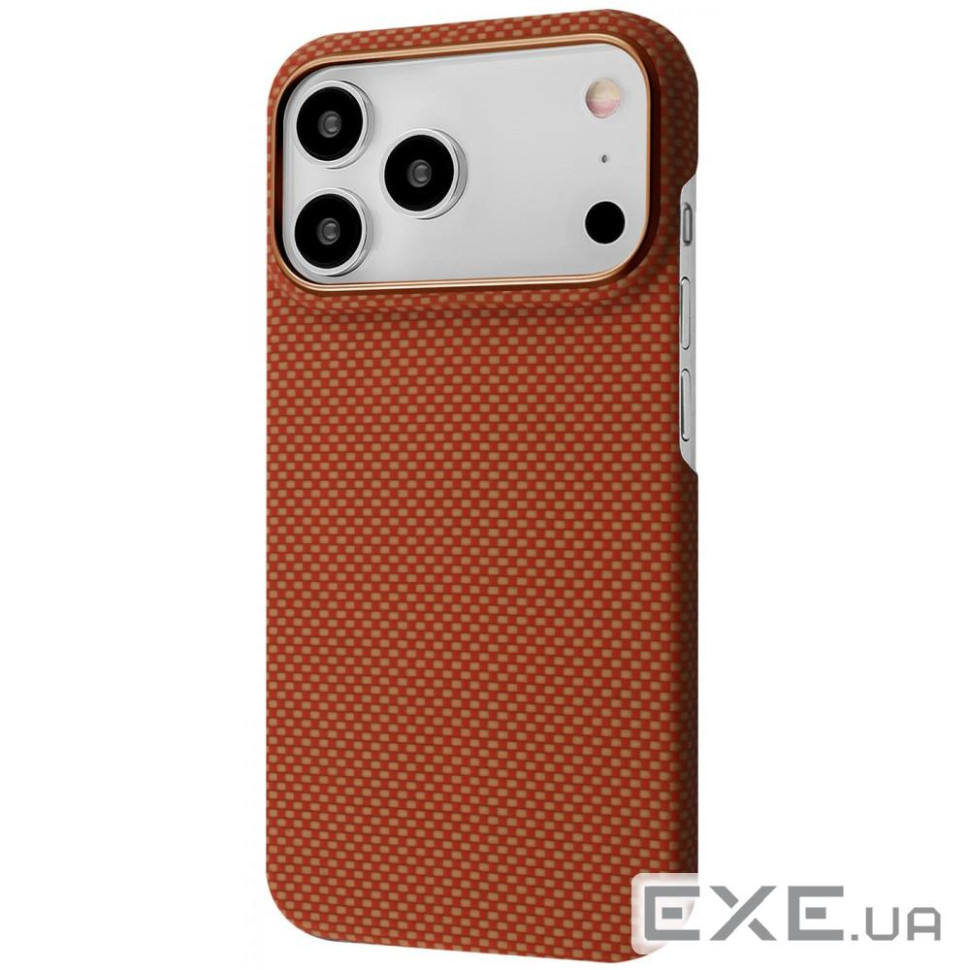 Чехол Proove Carbon Slim with Magnetic Ring iPhone 17 Pro orange (PCCSIP17P010)