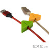 Тримач для кабелю Extradigital CC-965 Cable Clips, Green/Orange (KBC1802)