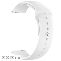 Ремінець до смарт-годинника Armorstandart Silicone Watch Strap 20mm White (ARM60518)