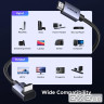 Кабель мультимедійний HDMI M to HDMI M 3.0m 8K60Hz 48Gbps braided black Ugreen (85242)