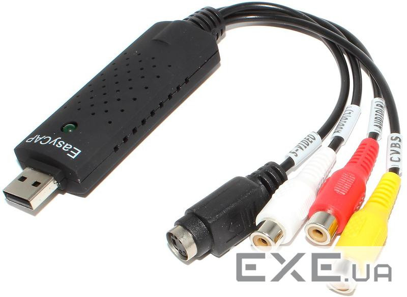 Перехідник Lucom відео USB2.0 A-RCAx3 M/F (V.Capture) (62.09.8028-1)