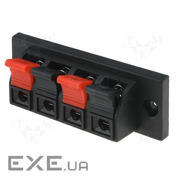 Затискач 4-pin JR6255 для динаміка розмір панелі 70 x 24 мм