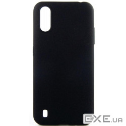 Чохол для моб. телефону Dengos Carbon Samsung Galaxy A01, black (DG-TPU-CRBN-54) (DG-TPU-CRBN-54)
