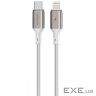 Кабель Proove Dense Metal Type-C to Lightning 27W (2m) white (CCDM27002122)