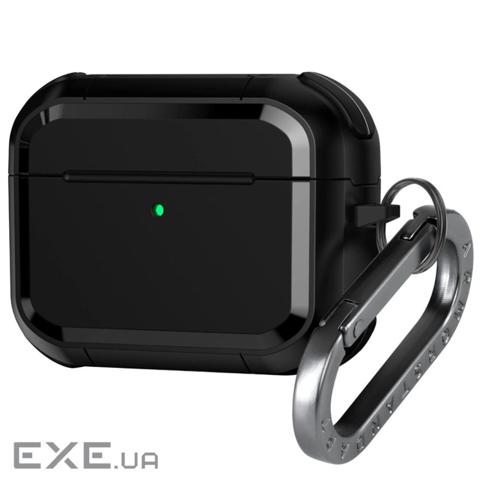 Чохол для навушників Armorstandart Panzer для Apple Airpods Pro 3 Black (ARM88286)
