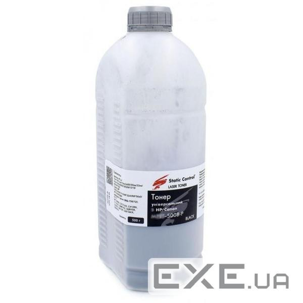 Тонер HP/Canon MPT6 500г фасовка Static Control (MPT6-500B-P)