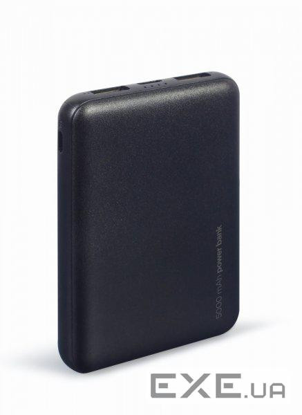 Зовнішній акумулятор GEMBIRD PB05-02, 5000 mA, чорний