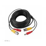 Кабель BNC+DC для підключення AHD/CVI/TVI/CVBS-камер 20 м (Кабель BNC+DC 20 м (черный))