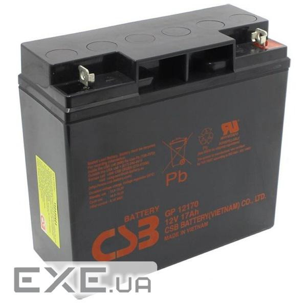 Акумуляторна батарея CSB GP12170 (12В, 17Агод ) (GP12170B1)