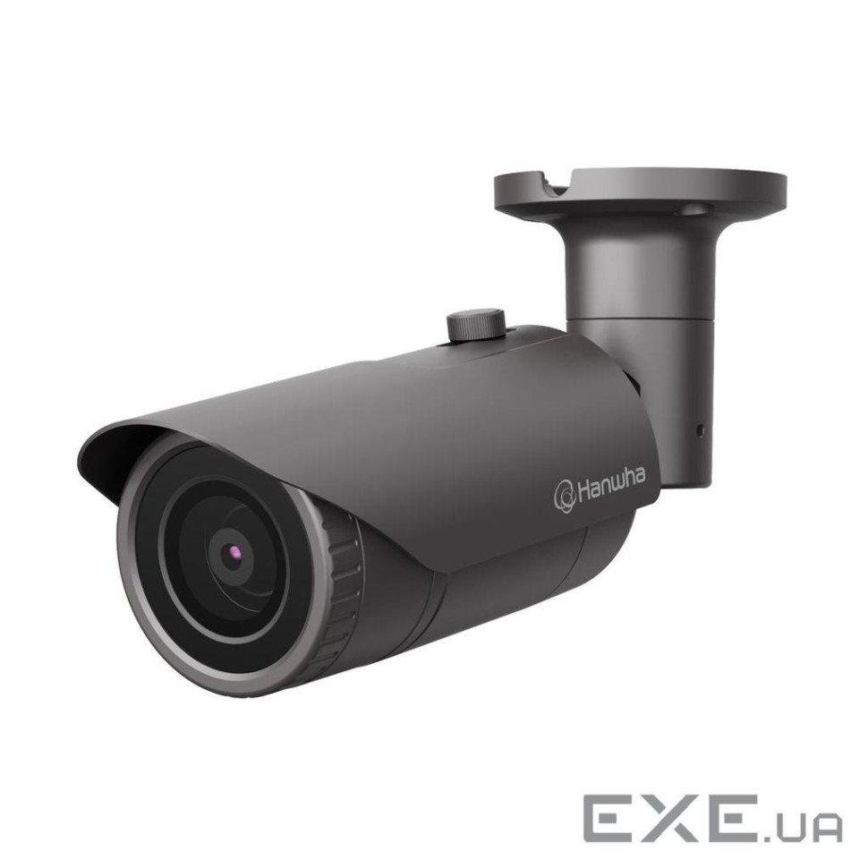 Мережева камера циліндрична 4MP @30fps, 4mm fixed focal lens (78) QNO-7022R HANWHA VISION