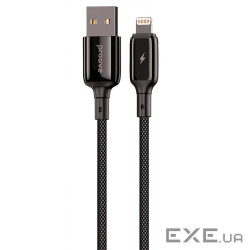 Кабель Proove Dense Metal USB to Lightning 2.4A (2m) black (CCDM20001121)