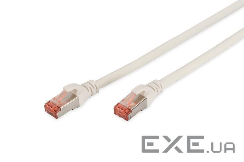 Патч-корд 0.5м , CAT 6 S-FTP, AWG 27/7, LSZH, white Digitus (DK-1644-005/WH)