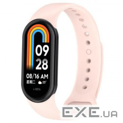 Силіконовий ремінець BeCover для Xiaomi Mi Smart Band 8 Grapefruit-Pink (709390)