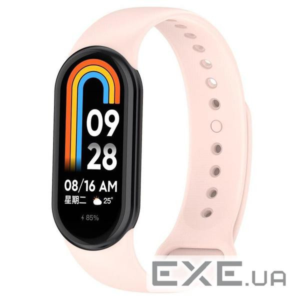 Силіконовий ремінець BeCover для Xiaomi Mi Smart Band 8 Grapefruit-Pink (709390)