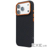 Чохол до мобільного телефона Armorstandart LikeCarbon2 SE MagCase Apple iPhone 17 Pro Bla (ARM89161)