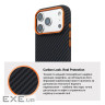 Чохол до мобільного телефона Armorstandart LikeCarbon2 SE MagCase Apple iPhone 17 Pro Bla (ARM89161)