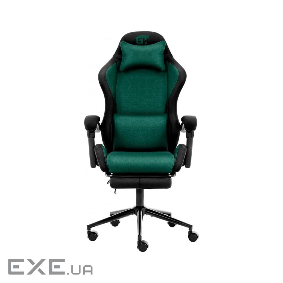 Крісло ігрове GT Racer X-2338 Green/Black (X-2338 Fabric Green/Black)