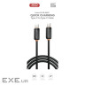 Дата кабель USB-C to USB-C 1.0m 27W black XO (XO-CB-300CC-BK)
