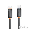 Дата кабель USB-C to USB-C 1.0m 27W black XO (XO-CB-300CC-BK)