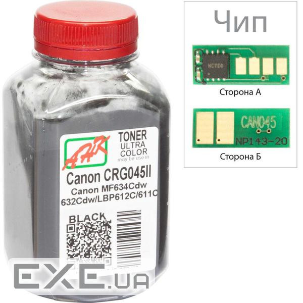 Тонер Canon MF610/630 80г Black +chip AHK (3203113)