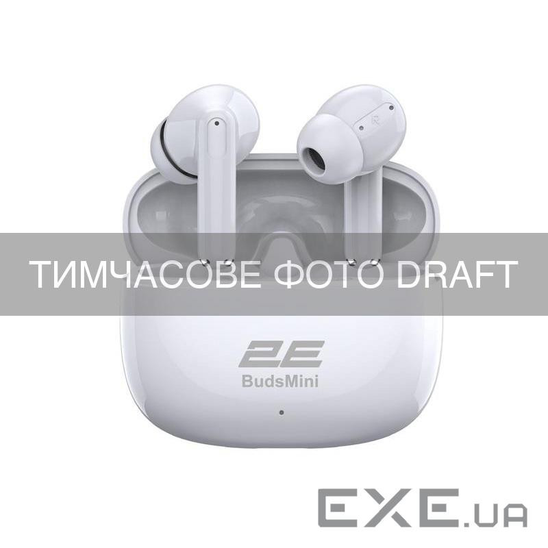 Навушники 2E BudsMini White (2E-EBTWBMWT)