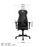 Крісло ігрове GT Racer X-8007 Dark Gray (X-8007 Fabric DarkGrayXL)