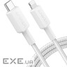 Кабель ANKER Powerline 322 USB-C to Lightning 1.8м White (A81B6H21)