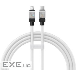 Дата кабель USB-C to Lightning 2.0m CoolPlay Fast Charging 20W white Baseus (CAKW000102)