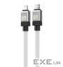 Дата кабель USB-C to Lightning 2.0m CoolPlay Fast Charging 20W white Baseus (CAKW000102)