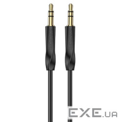 Аудіокабель BOROFONE BL16 Clear sound AUX audio cable Black (BL16B)